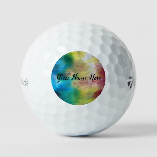 Balles De Golf Tye Dye (Recto)