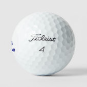 Balles De Golf Typographie Moderne Initiales Monogramme Élégant B (Logo)