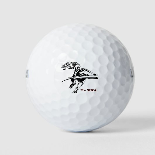 Balles De Golf Tyrannosaurus rex Dinosaure (Devant)