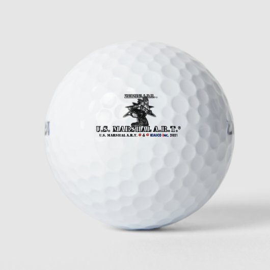 Balles De Golf U.S. MARSHAL A.R.T. Golf Ball 2021 (Devant)