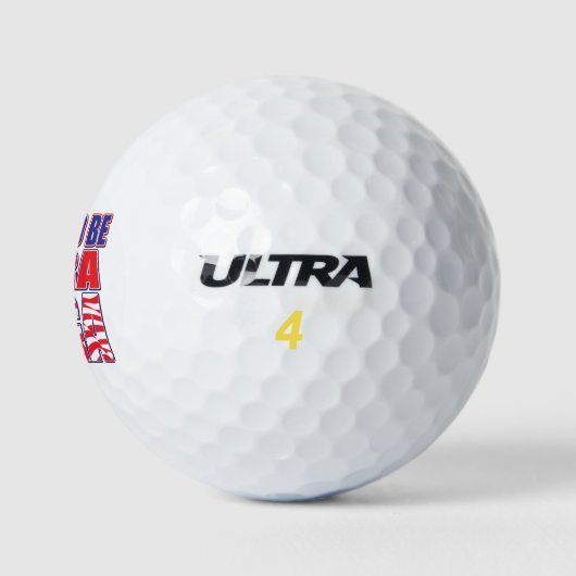 Balles De Golf Ultra-MAGA (Logo)