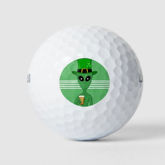 Balles De Golf Un Alien de St. Patrick (Devant)