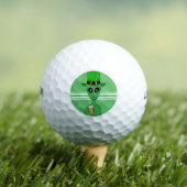 Balles De Golf Un Alien de St. Patrick (T-shirt Insitu)