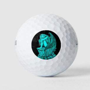 Balles De Golf Un ange endormi sur la pierre
