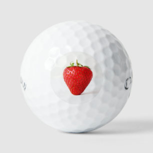 Balles De Golf Un css de fraise rouge gbcna