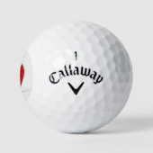 Balles De Golf Un cwb de fraise rouge (Logo)