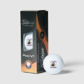 Balles De Golf Un design banane d'Halloween Éffrayant (Conditionnement)