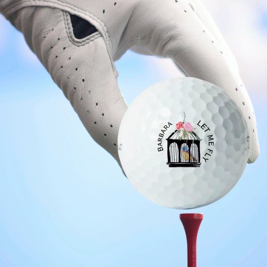 Balles De Golf Un message unique amusant pour Golf Gal