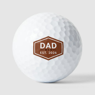 Balles De Golf Un père Brown kaki moderne établi