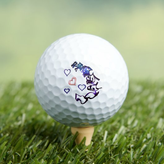 Balles De Golf Unchain My Heart Golf Balls (T-shirt Insitu)