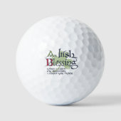 Balles De Golf Une bénédiction irlandaise (Recto)