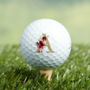 Balles De Golf Une Fleurie