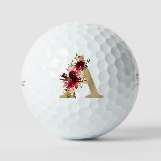 Balles De Golf Une florale (Recto)