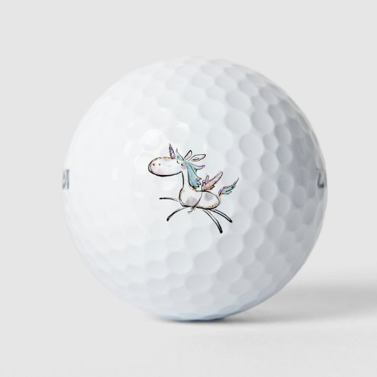 Balles De Golf Une licorne magique (Devant)