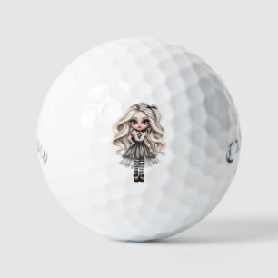 Balles De Golf Une mignonne fille Halloween collection de design 