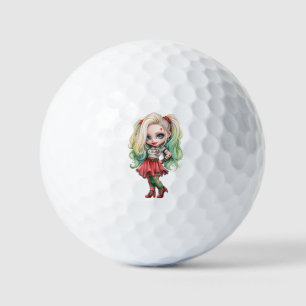 Balles De Golf Une mignonne fille Halloween collection de design 