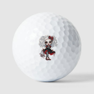 Balles De Golf Une mignonne fille Halloween collection de design 