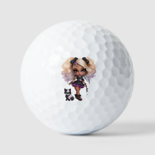 Balles De Golf Une mignonne fille Halloween Collection de design 