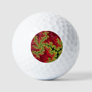 Balles De Golf Une Rivière Traverse Le Golf Ball