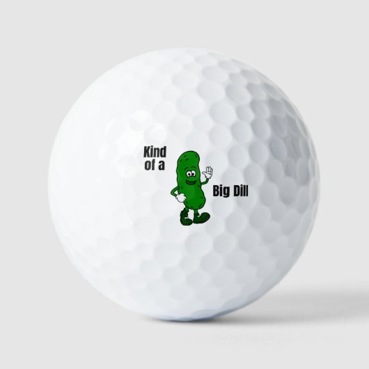 Balles De Golf Une sorte de Big Dill Golf Balls (Recto)