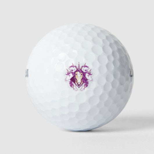 Balles De Golf Unicorn mandala (Devant)