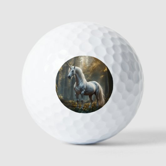 Balles De Golf Unicorne (Recto)