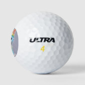 Balles De Golf Unicorne arc-en-ciel Kitten (Logo)