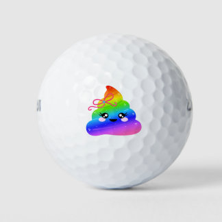 Balles De Golf Unicorne Poop