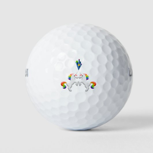 Balles De Golf Unicornes (Devant)