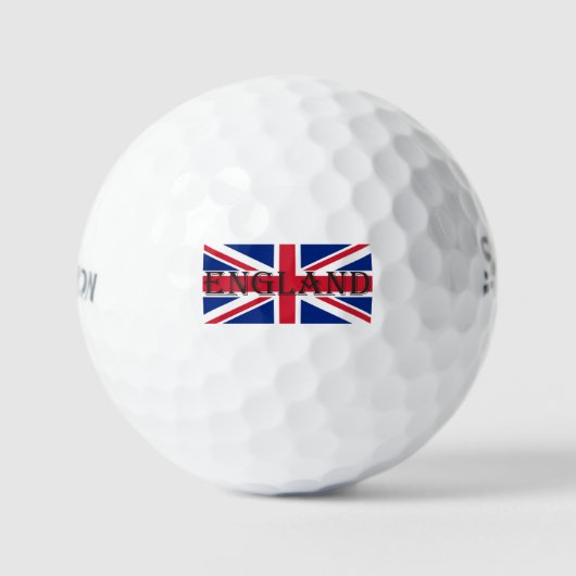 Balles De Golf Union Jack Drapeau Angleterre ssf gbcnt (Recto)