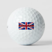 Balles De Golf Union Jack Drapeau Angleterre tpv1 gbcnt (Recto)
