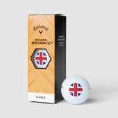 Balles De Golf Union Jack Drapeau cwb gbcnt (Emballage)