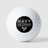 Balles De Golf US Navy Veteran Honor Courage Commitment (Recto)