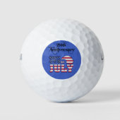 Balles De Golf USA 250th Birthday Anniversary (Devant)