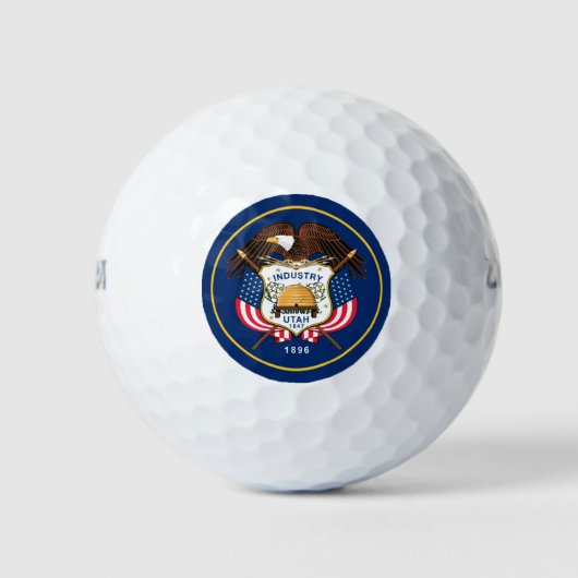 BALLES DE GOLF UTAH FLAG (Devant)