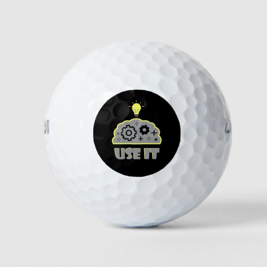 Balles De Golf Utiliser votre cerveau (Devant)
