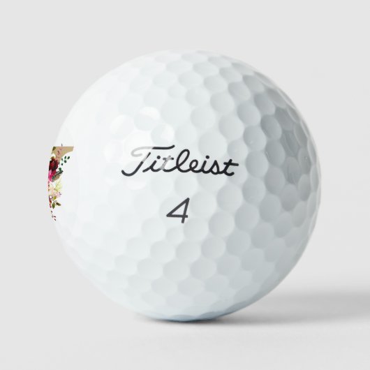 Balles De Golf V Floral (Logo)
