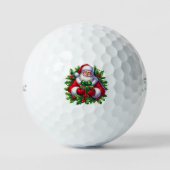 Balles De Golf Vacances de Santa (Recto)