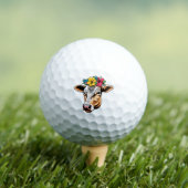 Balles De Golf Vache à fleurs (T-shirt Insitu)