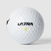 Balles De Golf Vache des Highlands Écossaise (Logo)