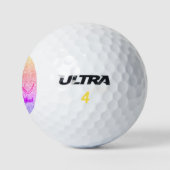 Balles De Golf Vache écossaise des Highlands drôle (Logo)
