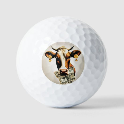 Balles De Golf Vache en espèces (Recto)