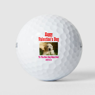 Balles De Golf Valentines Day Meilleur Chien Maman Jamais Animal 