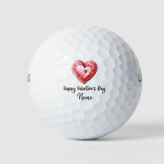 Balles De Golf Valentine's  to golfer with love you   (Devant)