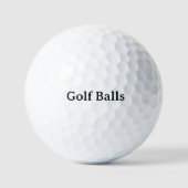 Balles De Golf Valeur professionnelle simple (Recto)