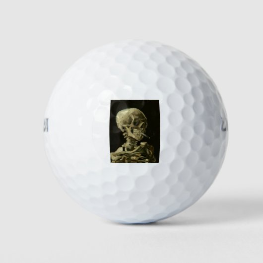 Balles De Golf van gogh Skull (Devant)