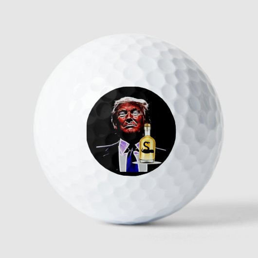 Balles de Golf Vendeur d'Huile de Serpent (Recto)