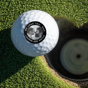 Balles De Golf Ventilateur sportif DAD Photo Golfeur Père Anniver