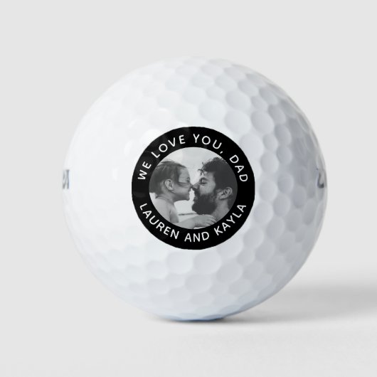 Balles De Golf Ventilateur sportif DAD Photo Golfeur Père Anniver (Devant)