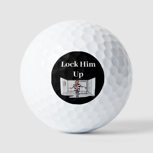 Balles De Golf Verrouiller Trump Golf Ball (Recto)